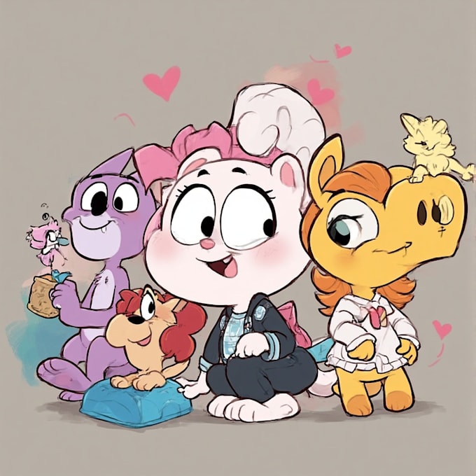 design a cartoon character