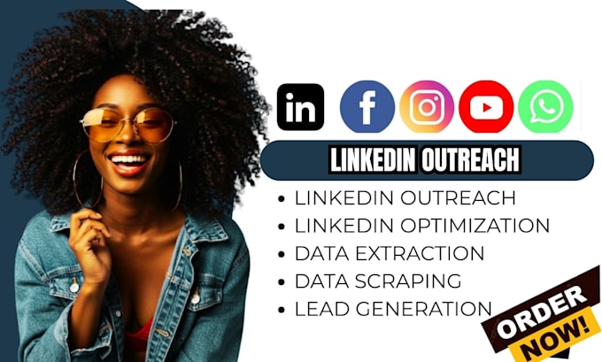 B2b linkedin outreach expert connect followup and reply and automation ...