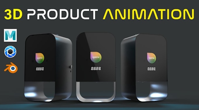 do 3d product animation, 3d product modeling, 3d product rendering and explainer