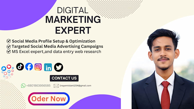 do facebook marketing and web research