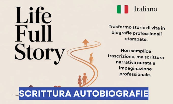 create a personalized biography book from audio recordings