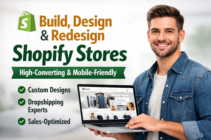 Build, redesign, and optimize your shopify store for sales by Duniex ...