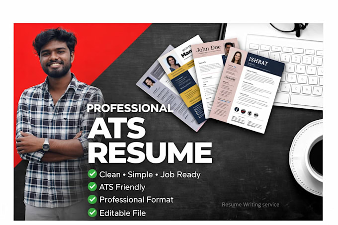 design a modern ats optimized resume and CV