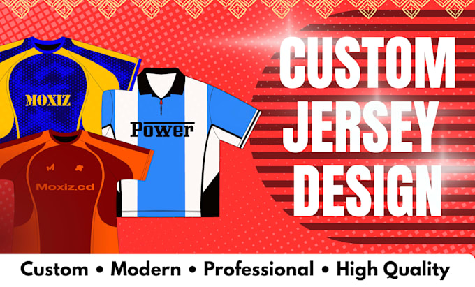 design custom sports jersey professionally