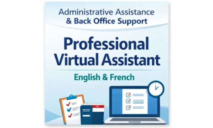 administrative assistance and back office support