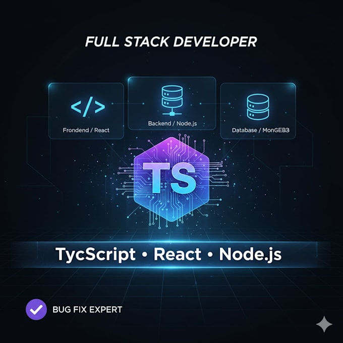 develop a secure full stack web app using typescript, react, and node