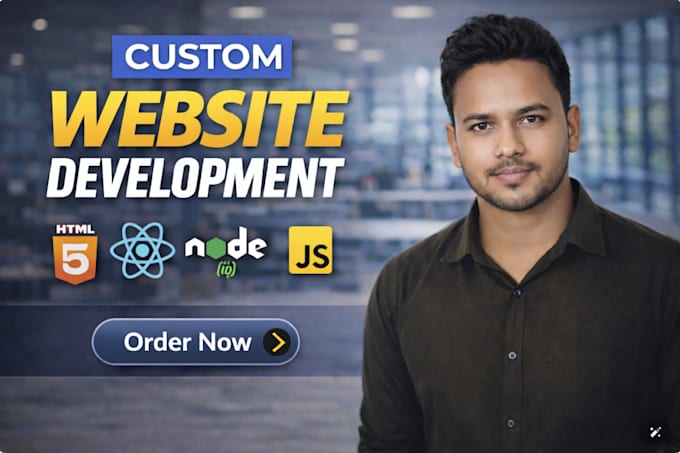 build modern react js or next js frontend website