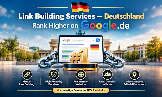 place niche relevant german backlinks for home services and local SEO