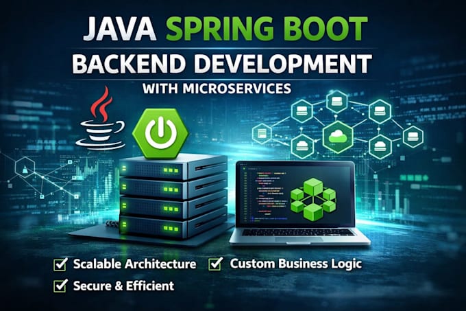 create custom java spring backend systems for your application