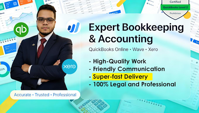 Do accounting bookkeeping setup cleanup in quickbooks online xero and ...