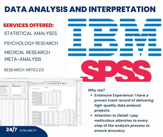 do statistical analysis with spss, jamovi, and excel etc