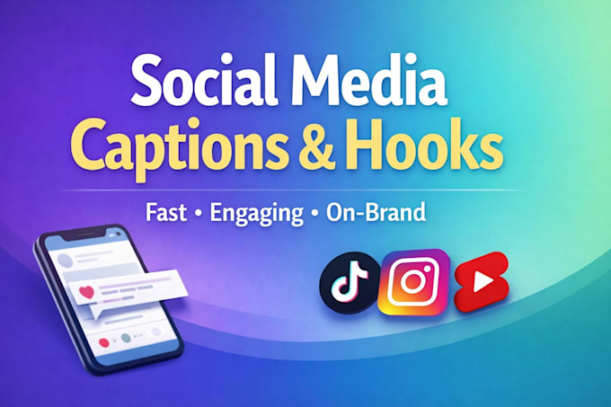 Write engaging social media captions and hooks by Lofreqnz | Fiverr