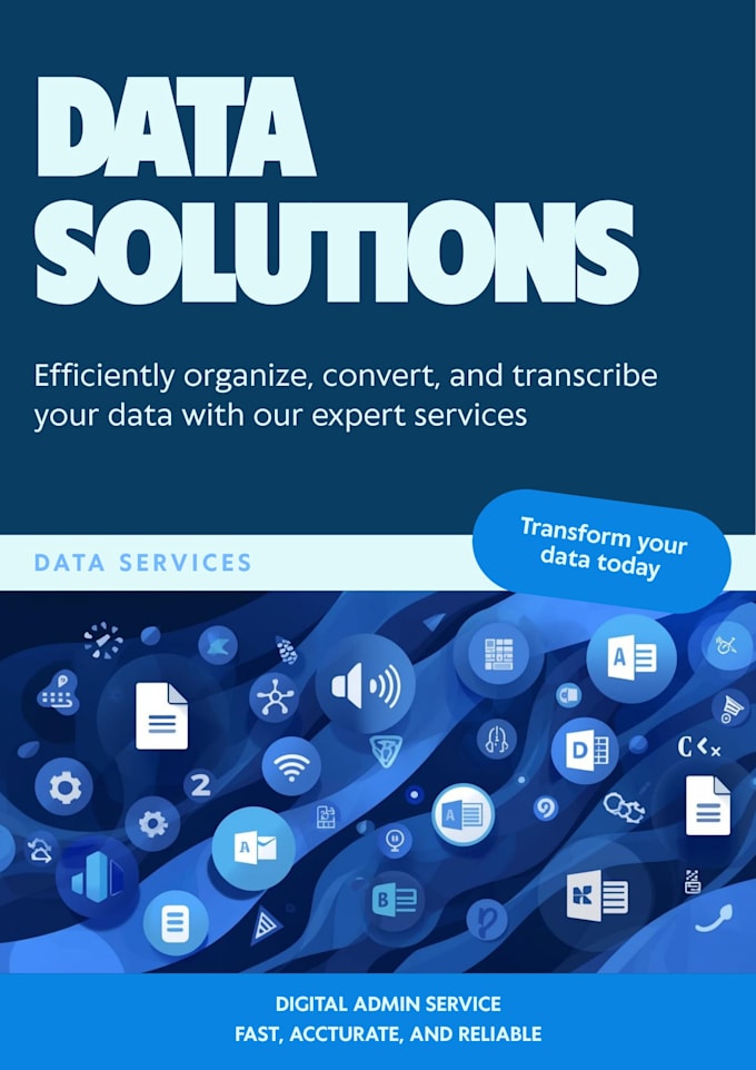 organize data, convert, transcribe, PPT