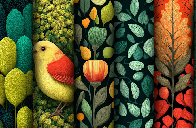 seamless pattern, pattern design, textile design