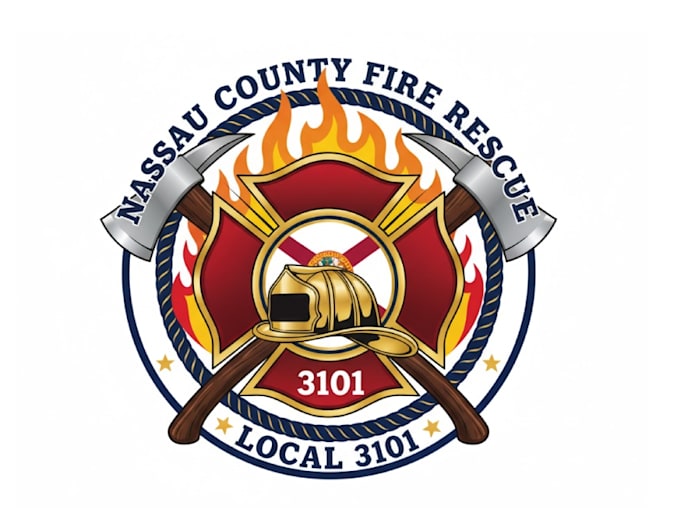 design beautiful fire rescue logo