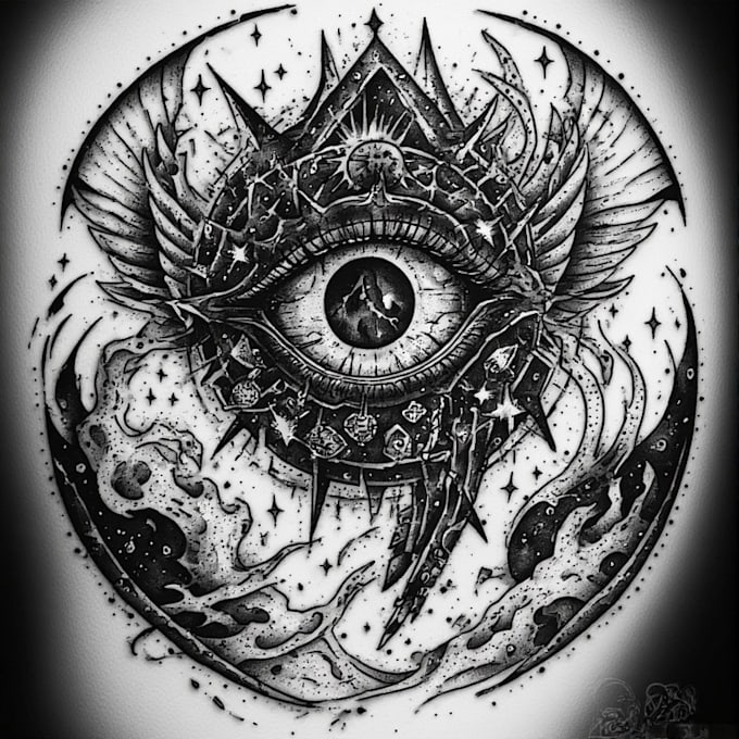 make a personalized tribal tattoo illustration