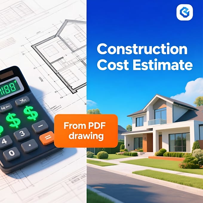 prepare a construction cost estimate from PDF drawings