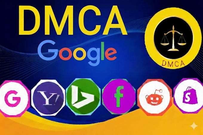 send dmca takedown notice to google, facebook, reddit, instagram