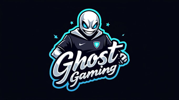 make an amazing ghost gaming logo