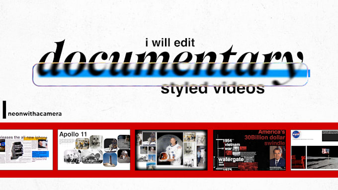 make unique styled documentary videos