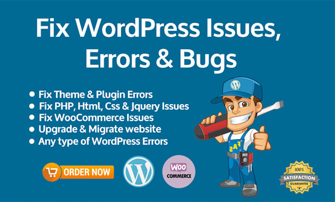 fix wordpress errors, bugs, CSS  layout issues