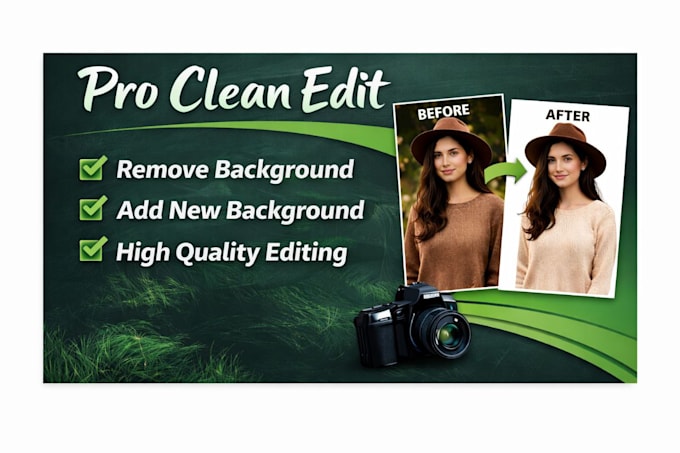 remove, replace or change background of your images