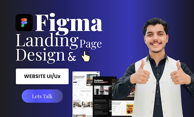 design or redesign a modern responsive website in figma