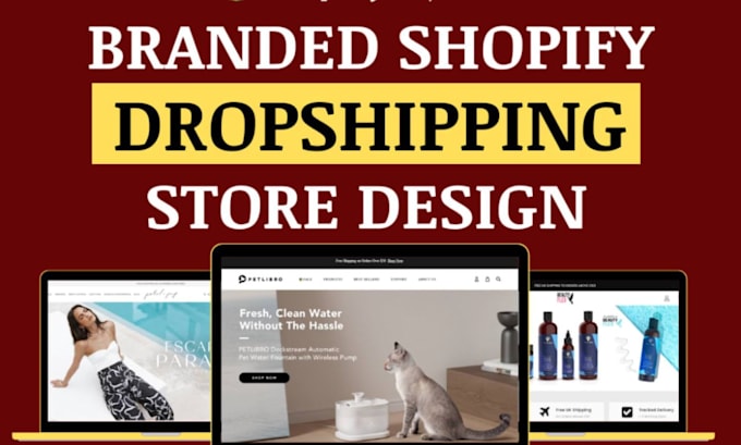 design shopify website and shopify store
