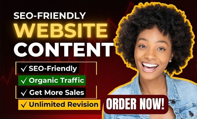 do website copywriting with seo website content and write website content copy