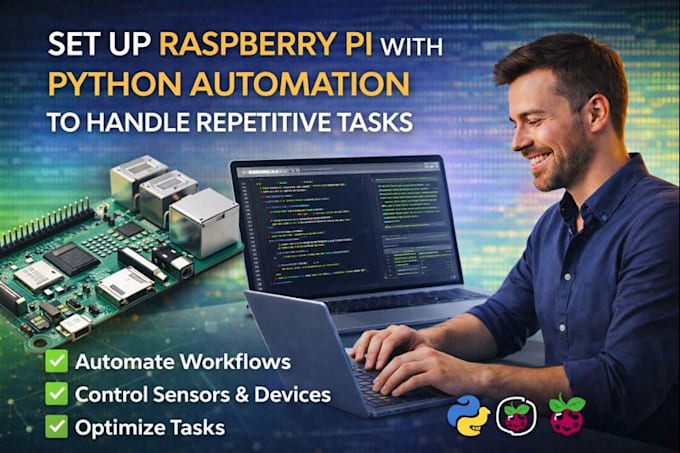 Set up raspberry pi with python automation to handle repetitive tasks ...