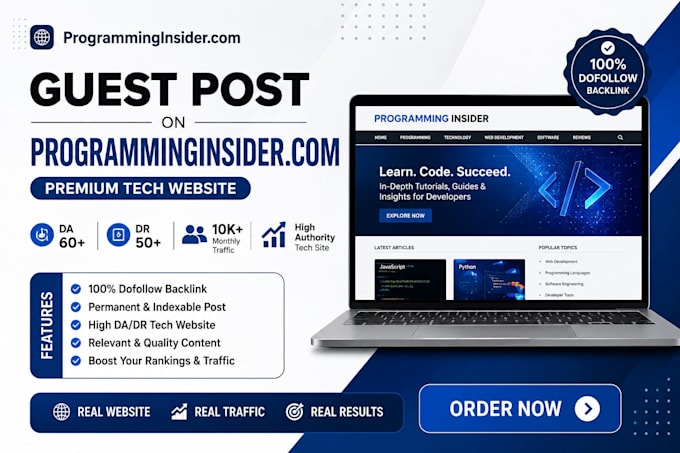 provide backlinks for programminginsider com