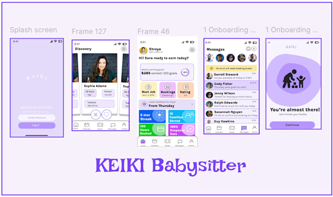 design a mobile app UI in figma