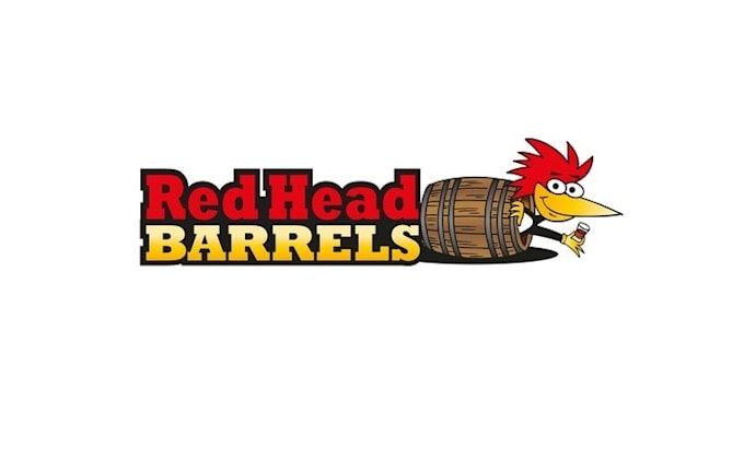 make awesome mascot logo for mini whiskey barrel company