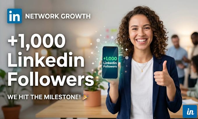 buy linkedin 1,000 followers organically