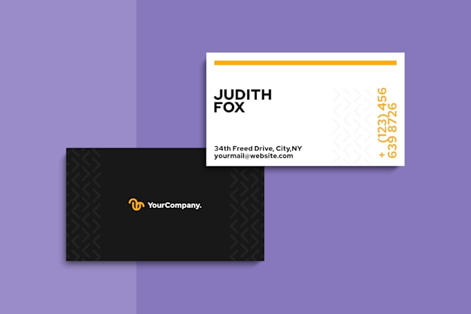 do professional modern business card design
