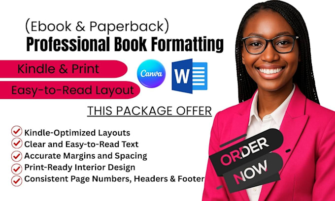 do canva book formatting, book layout design, kindle ebook format