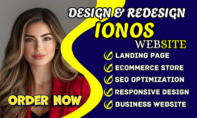 build ionos, redesign ionos website, ionos ecommerce website, SEO setup