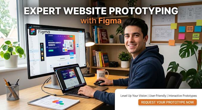 create prototype of website