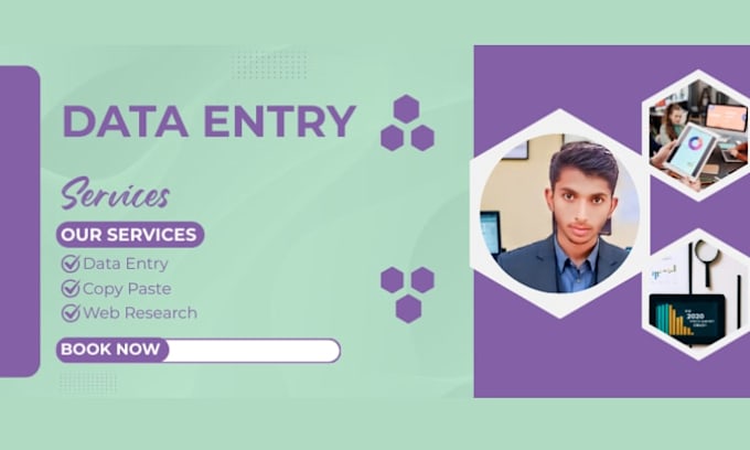 data entry, copy paste, web research and typing job