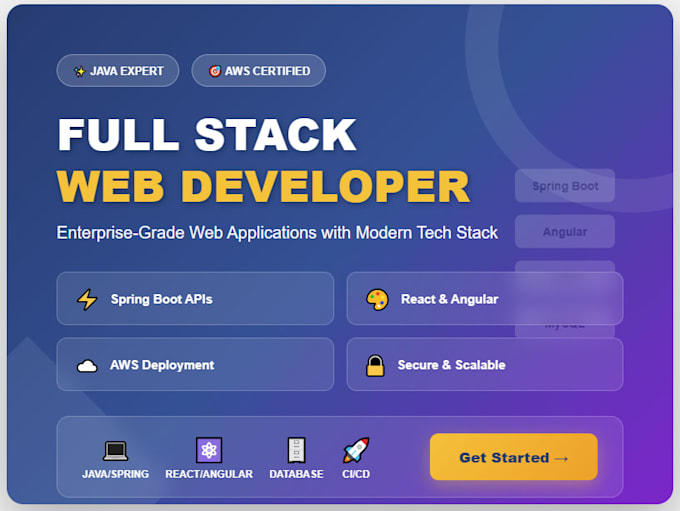 do web development, mern stack, java spring boot, AWS deploy