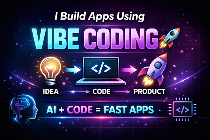 do vibe coding to build clean, functional, modern apps fast