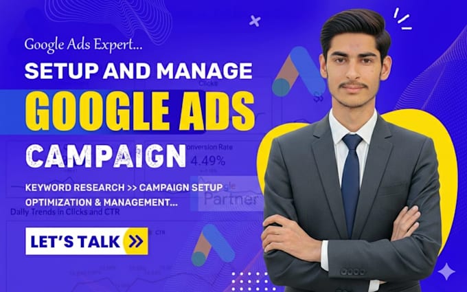 Ad Set Up Set up and manage google ads campaigns by Usman_marketer8 | Fiverr