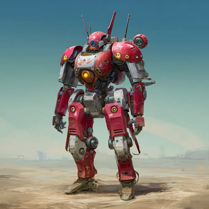 design your mecha, robot and armored characters