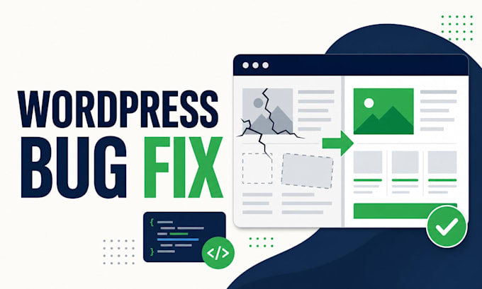 fix wordpress errors, bugs, elementor or woocommerce issues