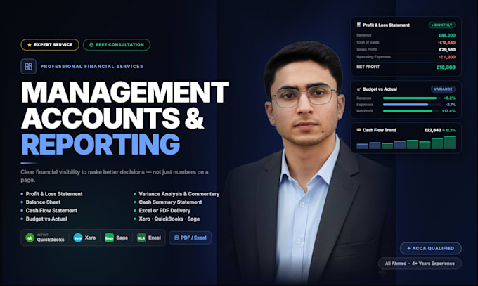 prepare management accounts and financial statements