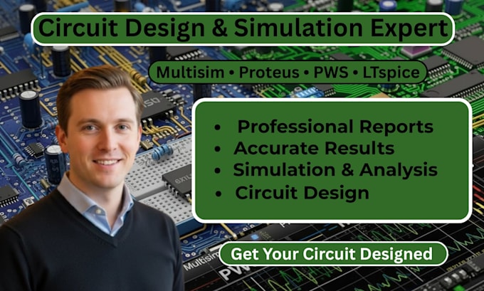 help you in designing complex electronics circuits on multisim, proteus and pws