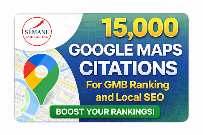 do 15000 google maps citations for gmb ranking and local SEO
