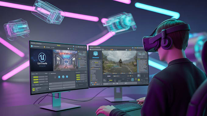 develop unity and unreal engine game, VR, ar and metaverse experience for mobile