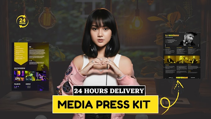 Design a professional press kit to secure more bookings by Alakeey | Fiverr