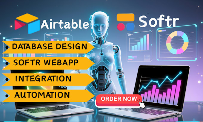 do airtable database softr expert automation integration, airtable interface